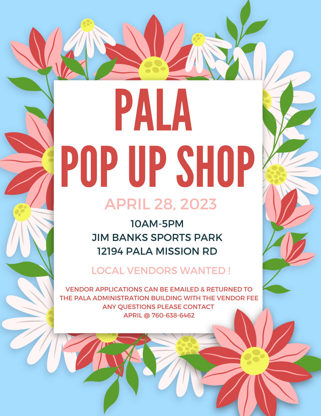 Pala Band of Mission Indians PBMI Pala Youth Center Pop Up Shop