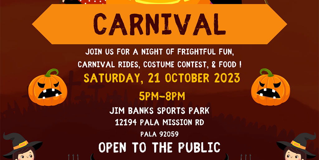 Pala Band of Mission Indians Pala Youth Center Halloween Carnival 2023